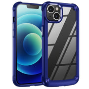 Custodia per telefono con protezione dell'obiettivo in TPU + PC, For iPhone 15