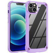 Custodia per telefono con protezione dell'obiettivo in TPU + PC, For iPhone 15