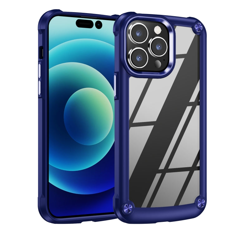 Custodia TPU e PC con protezione lente per iPhone 16