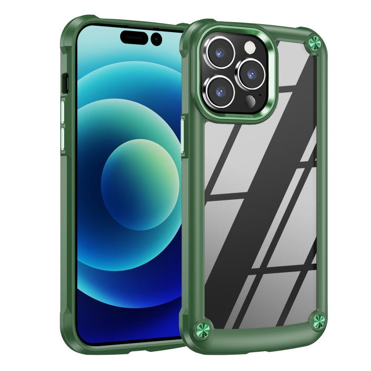 Custodia TPU e PC con protezione lente per iPhone 16