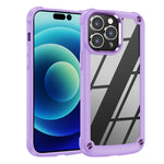 Custodia TPU e PC con protezione lente per iPhone 16