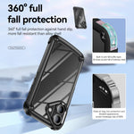 Custodia TPU e PC con protezione lente per iPhone 16