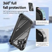 Custodia per telefono con protezione dell'obiettivo in TPU + PC, For iPhone 16, For iPhone 15 Pro Max, For iPhone 15 Pro, For iPhone 15 Plus