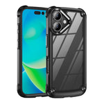 Custodia TPU e PC con protezione lente per iPhone 16