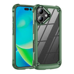Custodia TPU e PC con protezione lente per iPhone 16