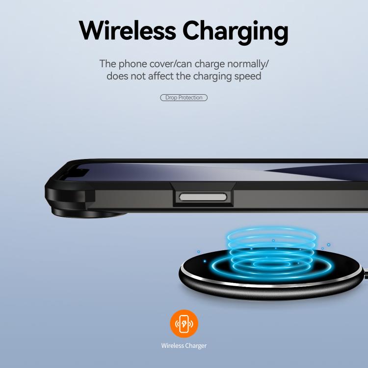 Custodia TPU e PC per iPhone 16 e modelli compatibili