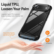 Custodia per telefono con protezione dell'obiettivo in TPU + PC, For iPhone Air, For iPhone 16 Pro Max, For iPhone 16 Pro, For iPhone 16 Plus