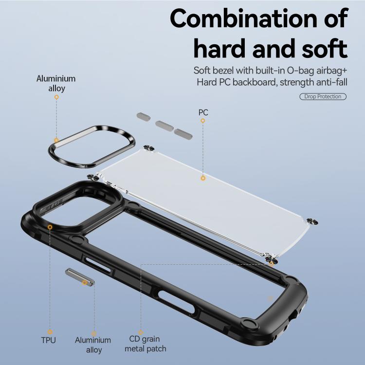 Custodia TPU e PC con protezione lente per iPhone Air