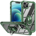 Custodia TPU e PC per iPhone 15 con supporto anello
