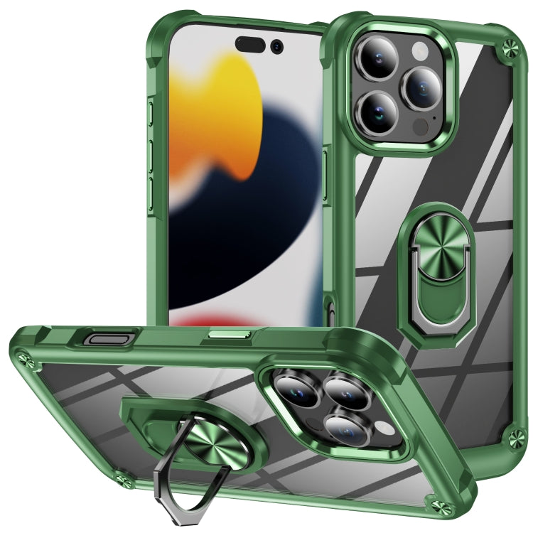 Custodia TPU e PC per iPhone 16/15 Pro Max con supporto