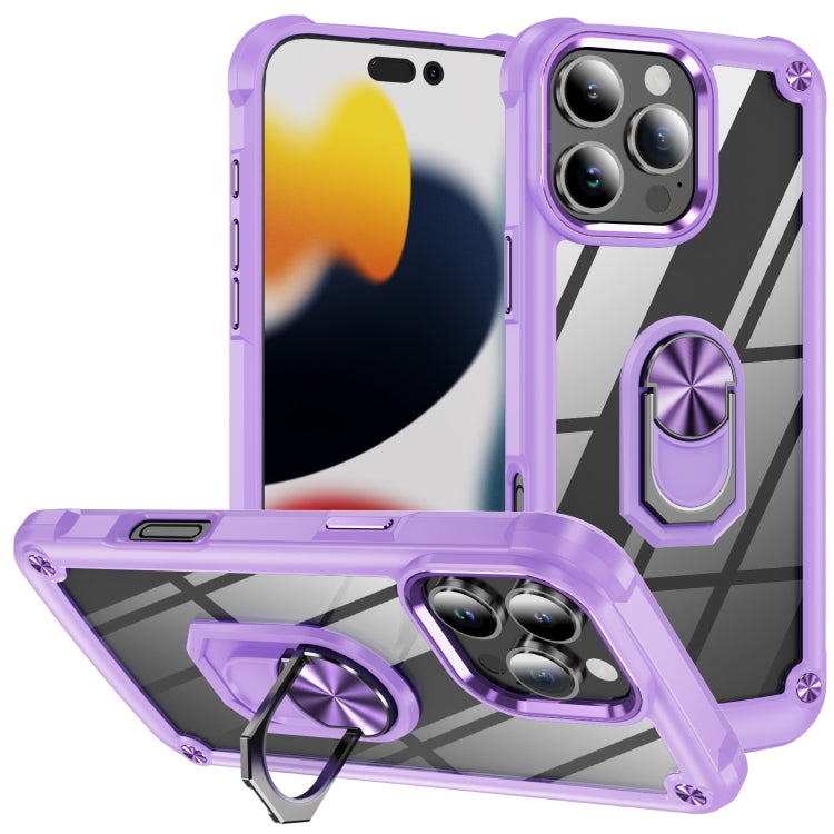 Custodia TPU e PC per iPhone 16/15 Pro Max con supporto