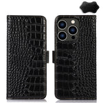 Custodia in pelle per iPhone 15 Pro e 15 Plus