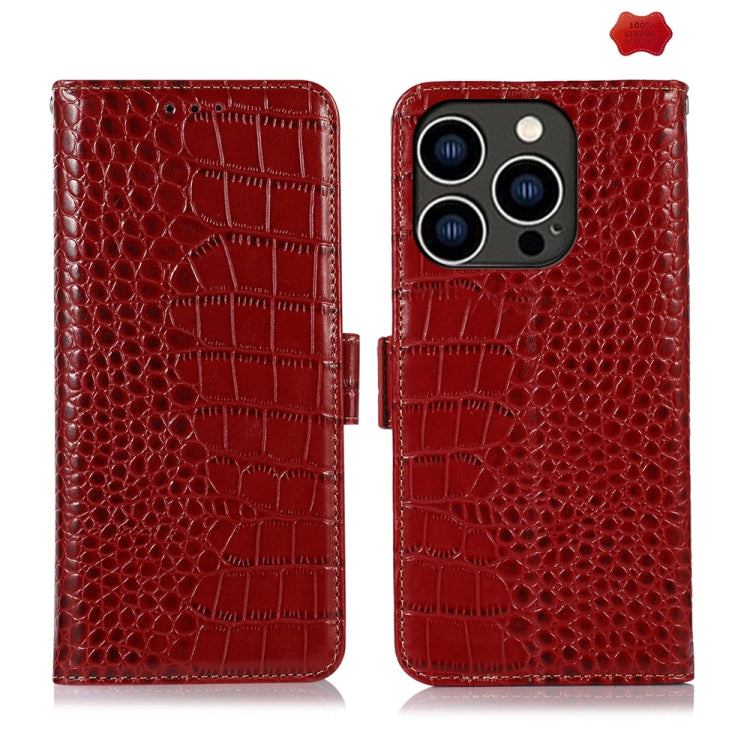 Custodia in pelle per iPhone 15 Pro e 15 Plus