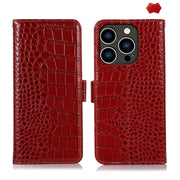 Custodia in pelle per iPhone 15 Pro e Plus