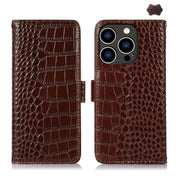 Custodia in pelle per iPhone 15 Pro e Plus