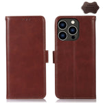 Custodia in pelle per iPhone 15 e 15 Plus