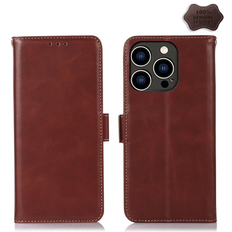Custodia in pelle per iPhone 15 e 15 Plus