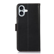 Custodia in pelle per iPhone 15 Plus e 15
