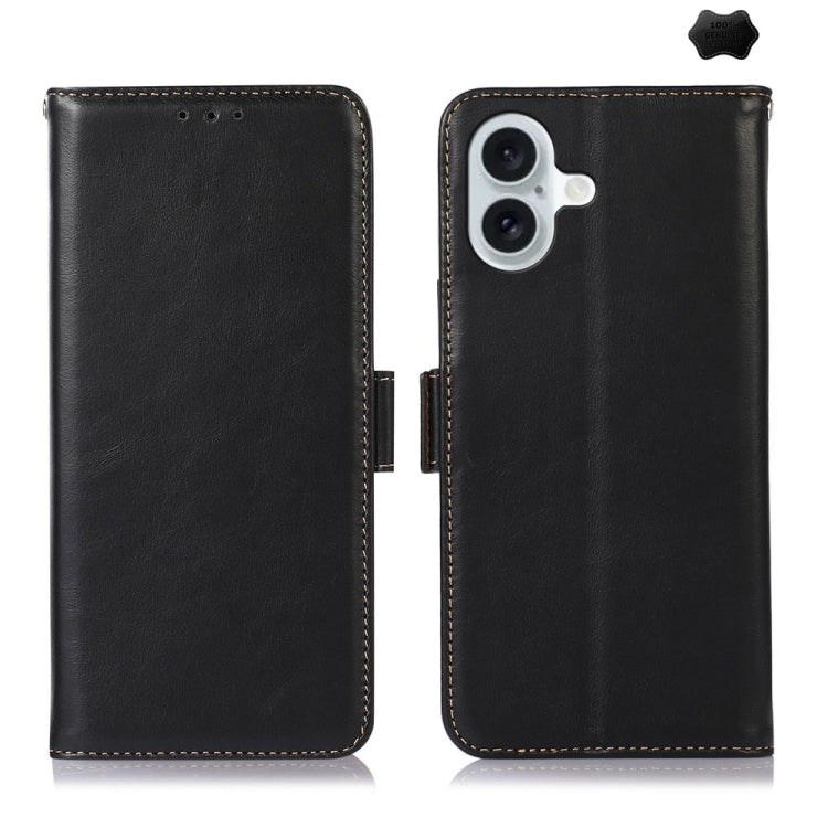 Custodia in pelle per iPhone 15 Plus e 15