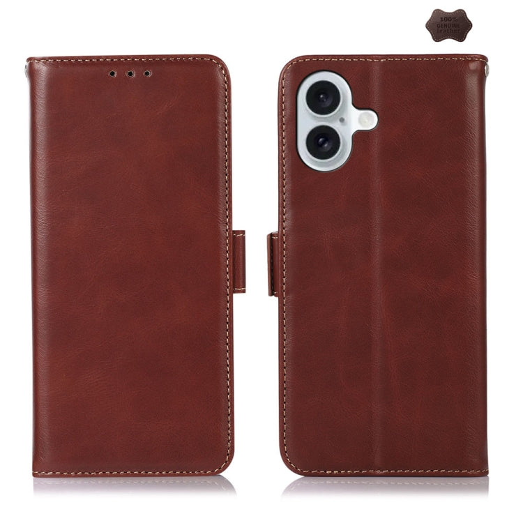 Custodia in pelle per iPhone 15 e 15 Plus
