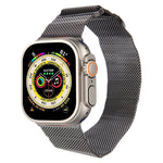 Cinturino magnetico in metallo milanese, For Apple Watch 9 41mm