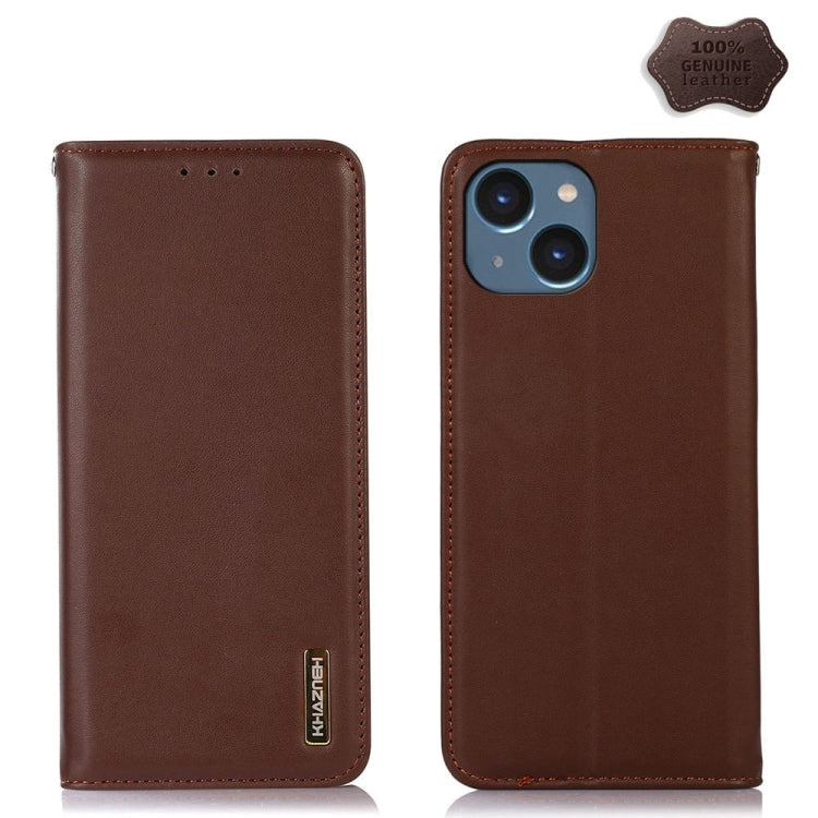 Custodia in pelle per iPhone 15 KHAZNEH