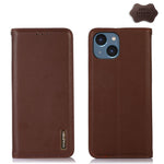 Custodia in pelle per iPhone 15 Pro e 15 Plus