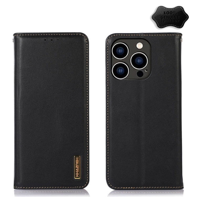 Custodia in pelle per iPhone 15 Pro e 15 Plus