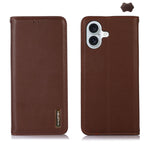 Custodia in pelle per iPhone 15 Pro e 15 Plus