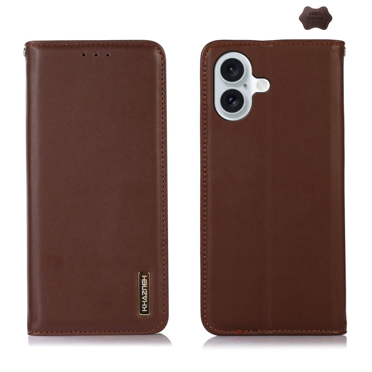 Custodia in pelle per iPhone 15 Pro e 15 Plus