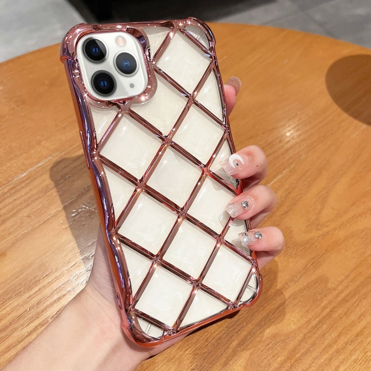 Custodia iPhone 13 Pro con incisione laser 3D Diamond Lattice