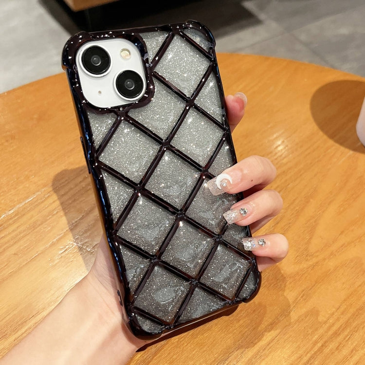Custodia glitterata in carta per iPhone 14 e 15