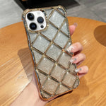 Custodia glitterata in carta per iPhone 14 e 15