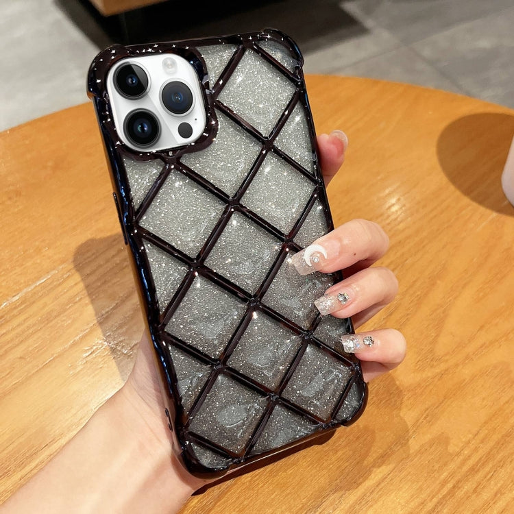 Custodia glitterata in carta per iPhone 14 Pro Max e 15