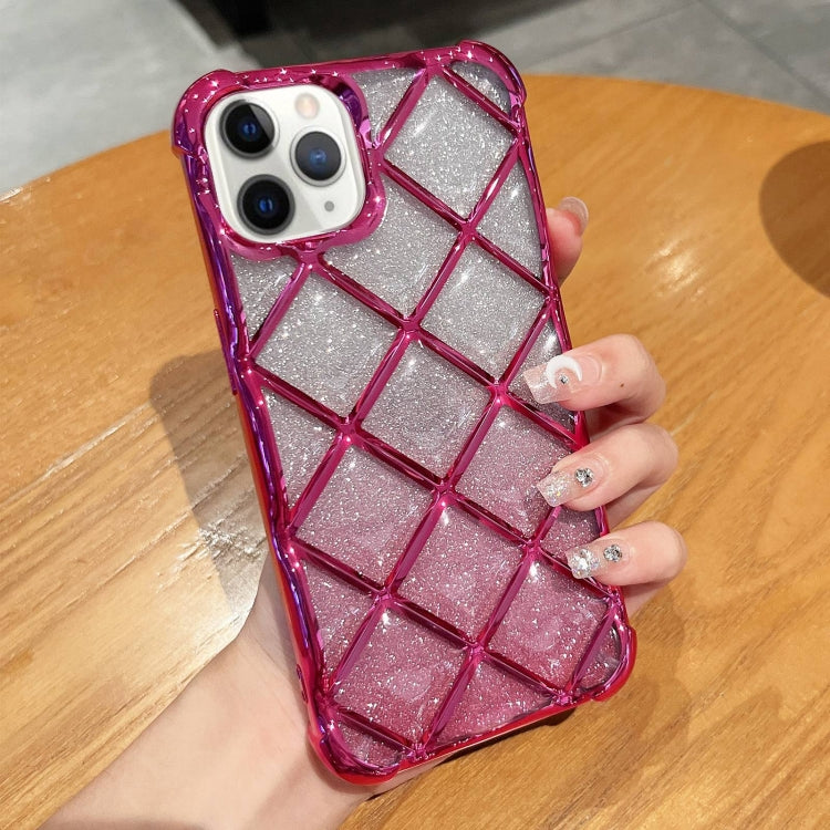 Custodia glitterata per smartphone compatibili iPhone 12 e 11