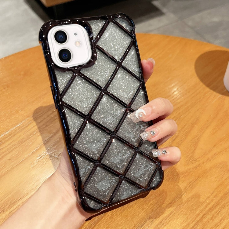 Custodia glitterata per smartphone compatibili iPhone 12 e 11