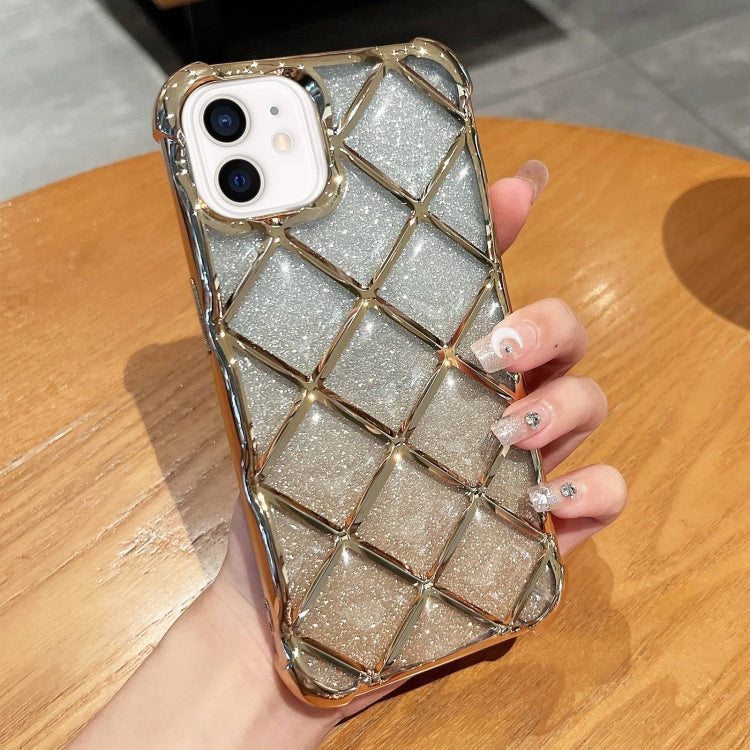 Custodia glitterata per smartphone compatibili iPhone 12 e 11