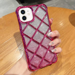 Custodia glitterata per smartphone compatibili iPhone 12 e 11