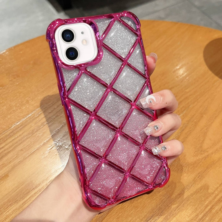 Custodia glitterata per smartphone compatibili iPhone 12 e 11
