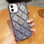 Custodia glitterata per smartphone compatibili iPhone 12 e 11