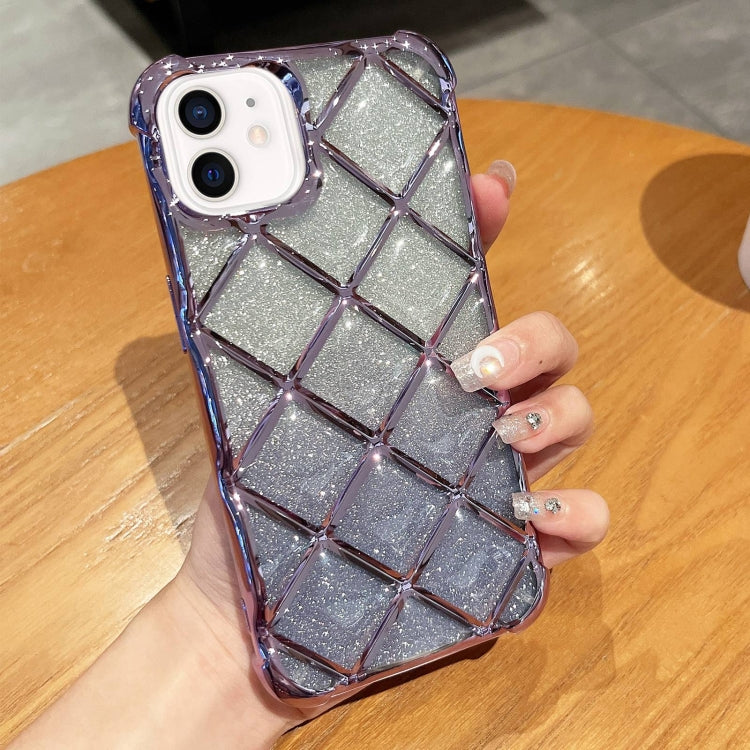 Custodia glitterata per smartphone compatibili iPhone 12 e 11