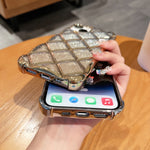 Custodia glitterata per smartphone compatibili iPhone 12 e 11