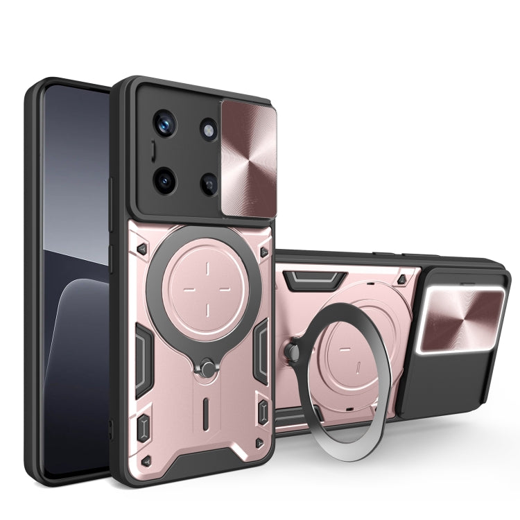 Custodia per telefono con supporto magnetico per camshield scorrevole con texture CD, For Realme 11 4G Global, For Realme 11 5G Global / 11x 5G, For Realme C53 4G / Narzo N53, For Realme C65 4G