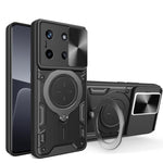 Custodia per telefono con supporto magnetico per camshield scorrevole con texture CD, For Realme 11 4G Global, For Realme 11 5G Global / 11x 5G, For Realme C53 4G / Narzo N53, For Realme C65 4G