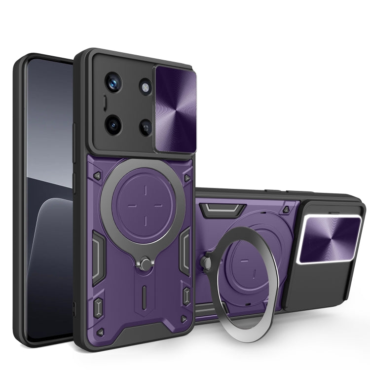 Custodia per telefono con supporto magnetico per camshield scorrevole con texture CD, For Realme 11 4G Global, For Realme 11 5G Global / 11x 5G, For Realme C53 4G / Narzo N53, For Realme C65 4G