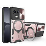 Custodia per telefono con supporto magnetico per camshield scorrevole con texture CD, For Realme 11 4G Global, For Realme 11 5G Global / 11x 5G, For Realme C53 4G / Narzo N53, For Realme C65 4G