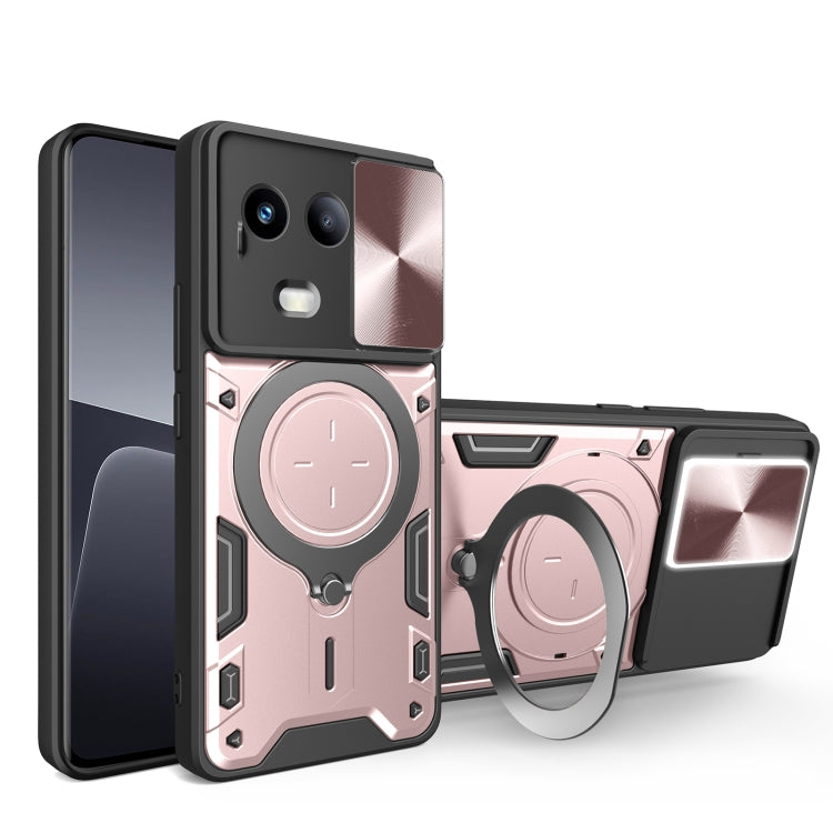 Custodia per telefono con supporto magnetico per camshield scorrevole con texture CD, For Realme 11 4G Global, For Realme 11 5G Global / 11x 5G, For Realme C53 4G / Narzo N53, For Realme C65 4G
