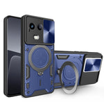 Custodia per telefono con supporto magnetico per camshield scorrevole con texture CD, For Realme 11 4G Global, For Realme 11 5G Global / 11x 5G, For Realme C53 4G / Narzo N53, For Realme C65 4G