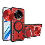 Custodia per telefono con supporto magnetico per camshield scorrevole con texture CD, For Realme P3 Ultra 5G India, For Realme 14 Pro+ 5G, For Realme C75 4G / 14x 5G Global, For Realme 13 Pro 5G / 13 Pro+ 5G