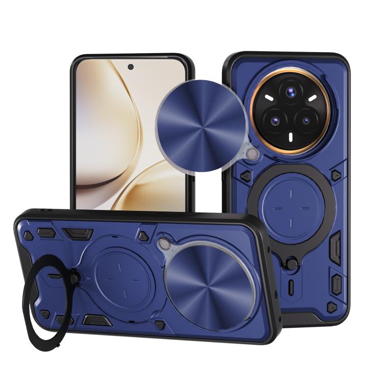 Custodia per telefono con supporto magnetico per camshield scorrevole con texture CD, For Realme P3 Ultra 5G India, For Realme 14 Pro+ 5G, For Realme C75 4G / 14x 5G Global, For Realme 13 Pro 5G / 13 Pro+ 5G